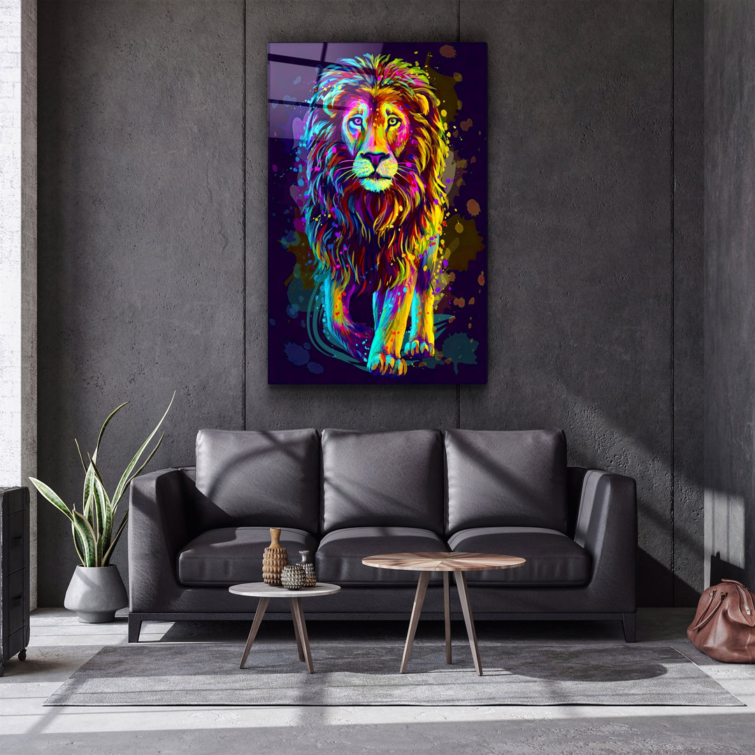 ・"The King"・Glass Wall Art | Artdesigna Glass Printing Wall Arts.