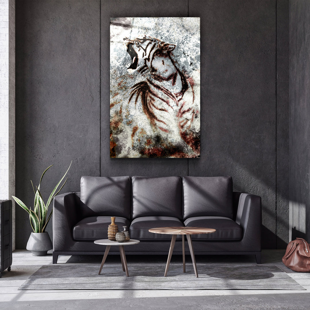 ・"Fearless"・Glass Wall Art | Artdesigna Glass Printing Wall Arts.