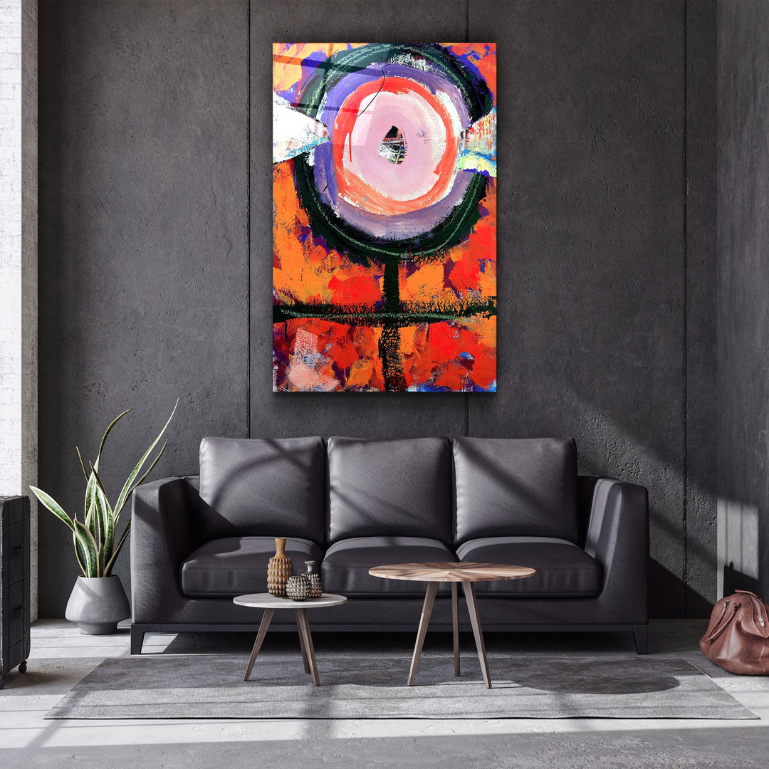 ・"Abstract Eye"・Glass Wall Art | Artdesigna Glass Printing Wall Arts.