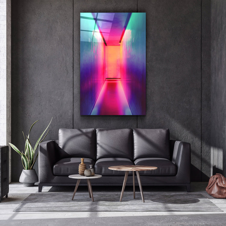 ・"Road to Happiness"・Glass Wall Art | Artdesigna Glass Printing Wall Arts.