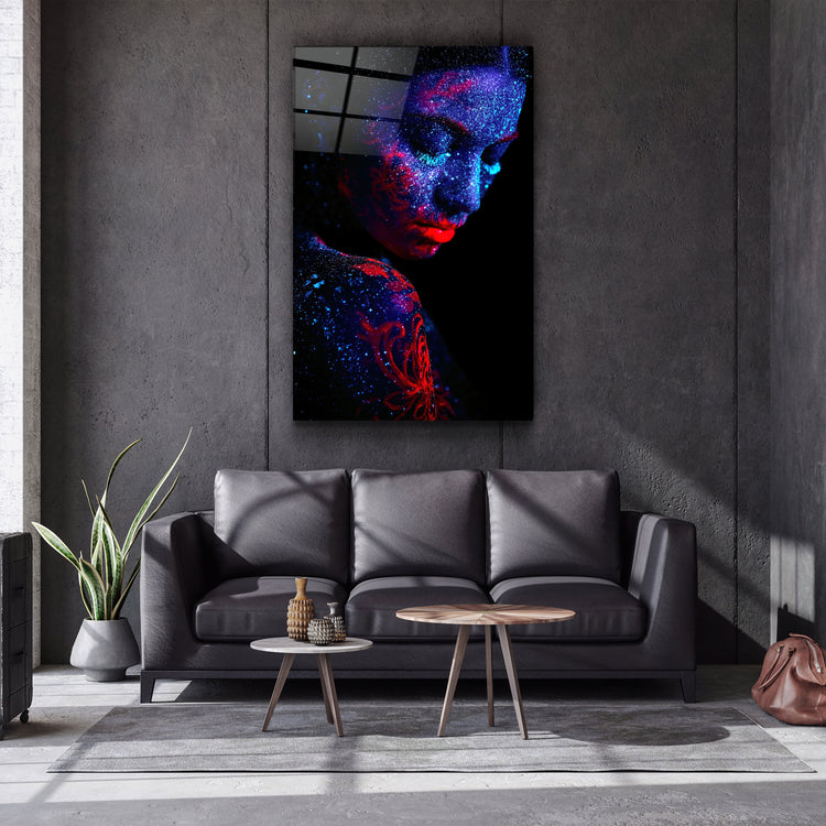 ・"Night Sky"・Glass Wall Art | Artdesigna Glass Printing Wall Arts.