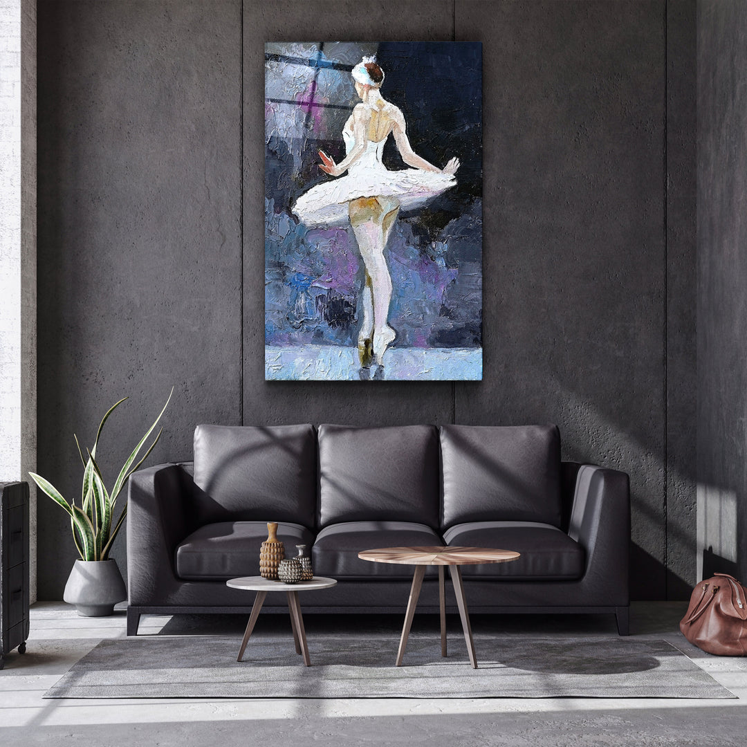 ・"Ballerina"・Glass Wall Art | Artdesigna Glass Printing Wall Arts.