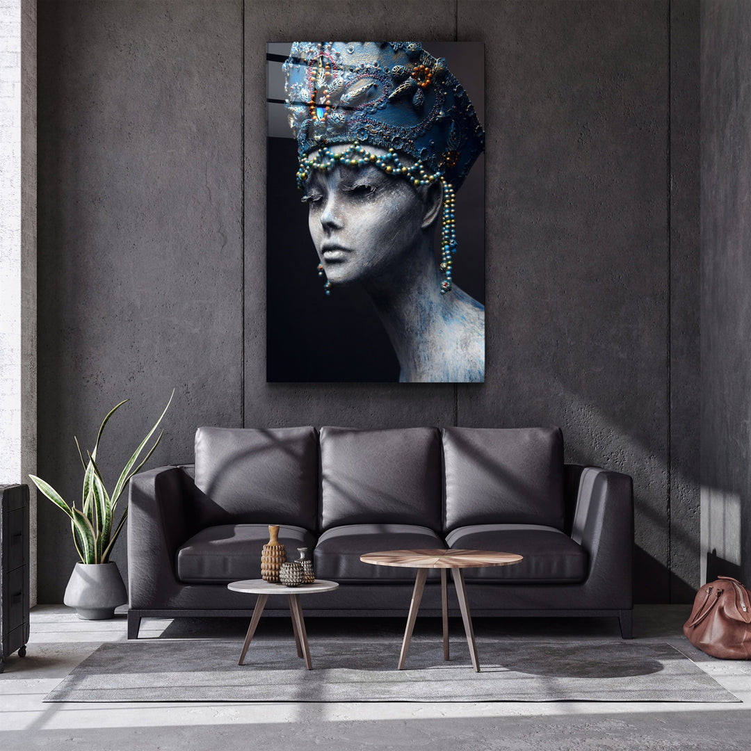 ・"Mummy Queen"・Glass Wall Art | Artdesigna Glass Printing Wall Arts.