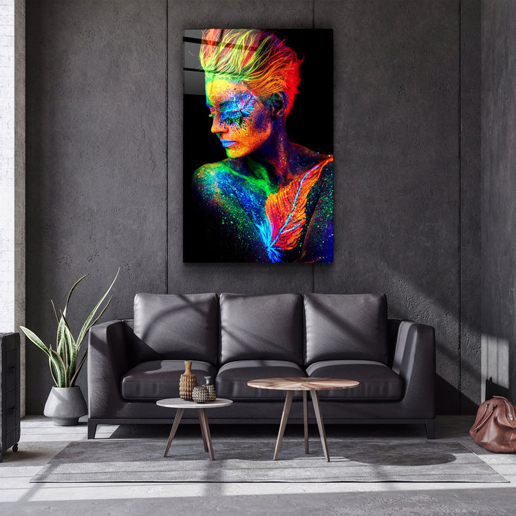 ・"Awakening"・Glass Wall Art | Artdesigna Glass Printing Wall Arts.