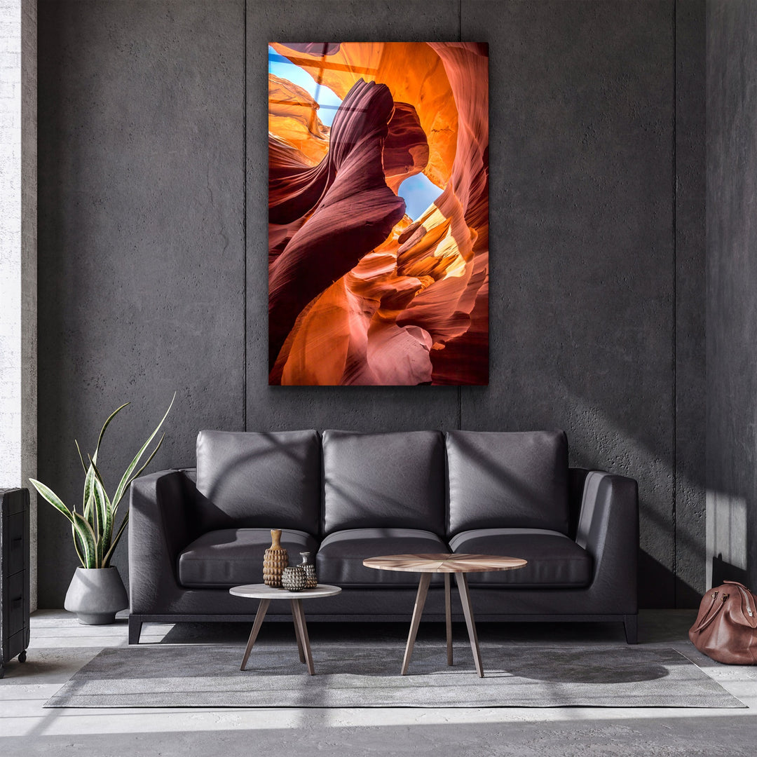 ・"Magical Canyon"・Glass Wall Art | Artdesigna Glass Printing Wall Arts.