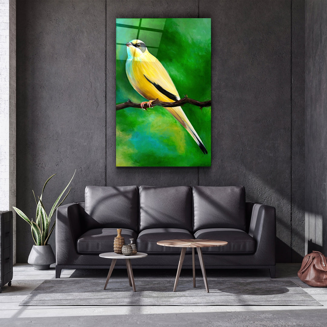 ・"Canary"・Glass Wall Art | Artdesigna Glass Printing Wall Arts.