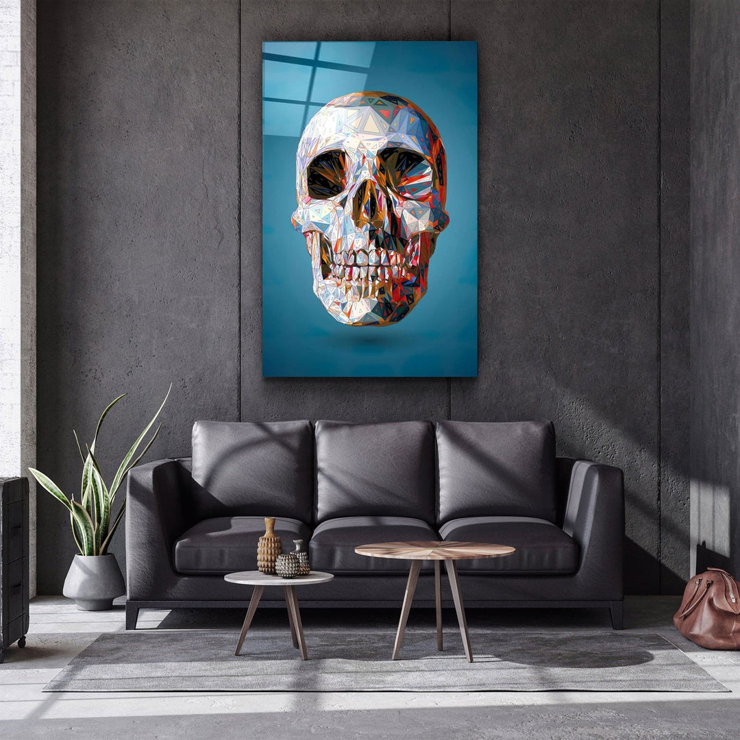 ・"Skullart"・Glass Wall Art | Artdesigna Glass Printing Wall Arts.