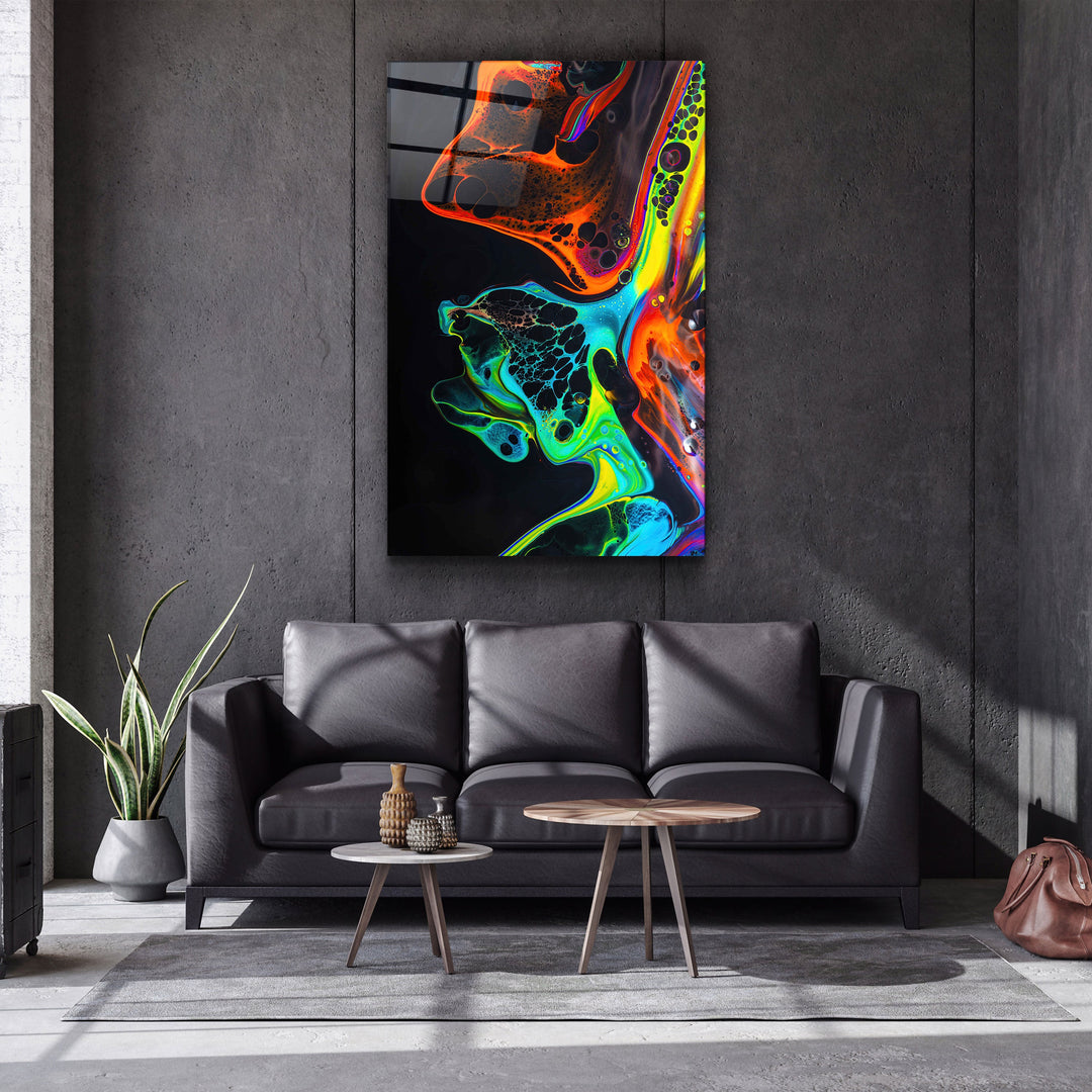 ・"Randomize"・Designer's Collection Glass Wall Art