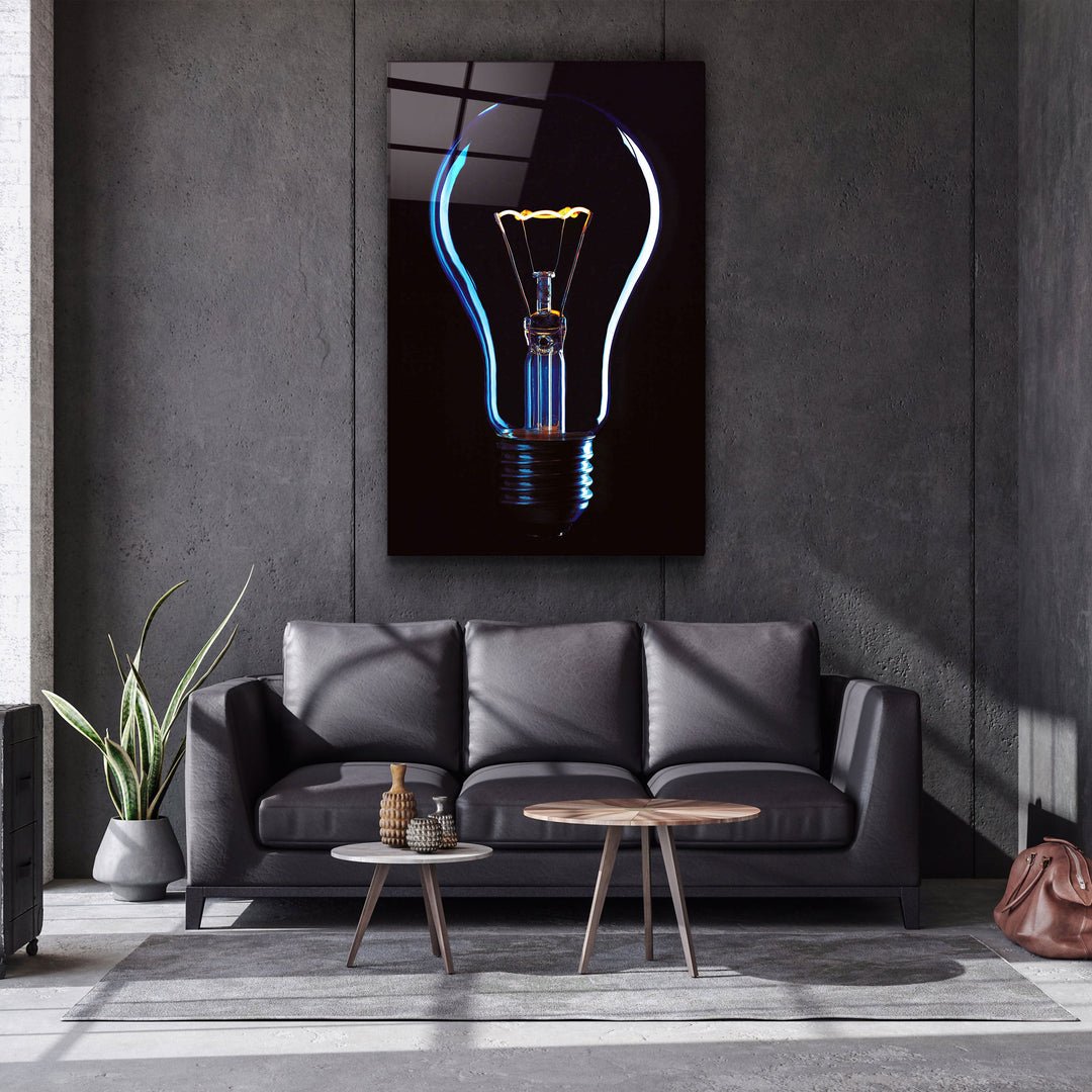 ・"The Bulb"・Designer's Collection Glass Wall Art