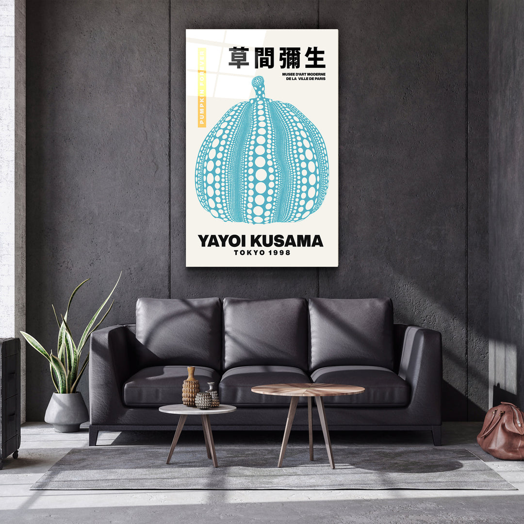 ・"Yayoi Kusama - Tokyo - 1998"・Gallery Print Collection Glass Wall Art