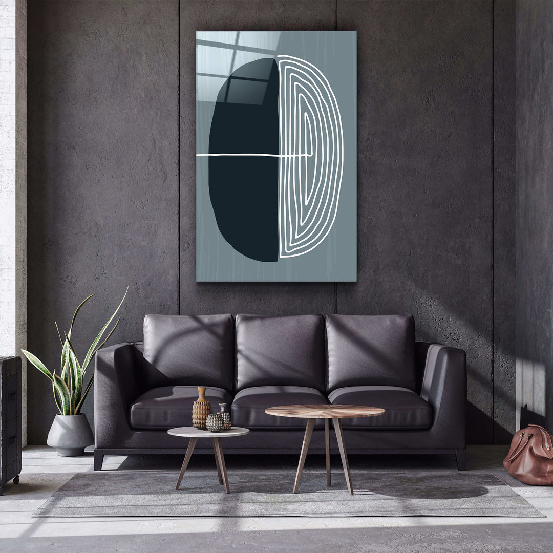 ・"Modern V5"・Glass Wall Art