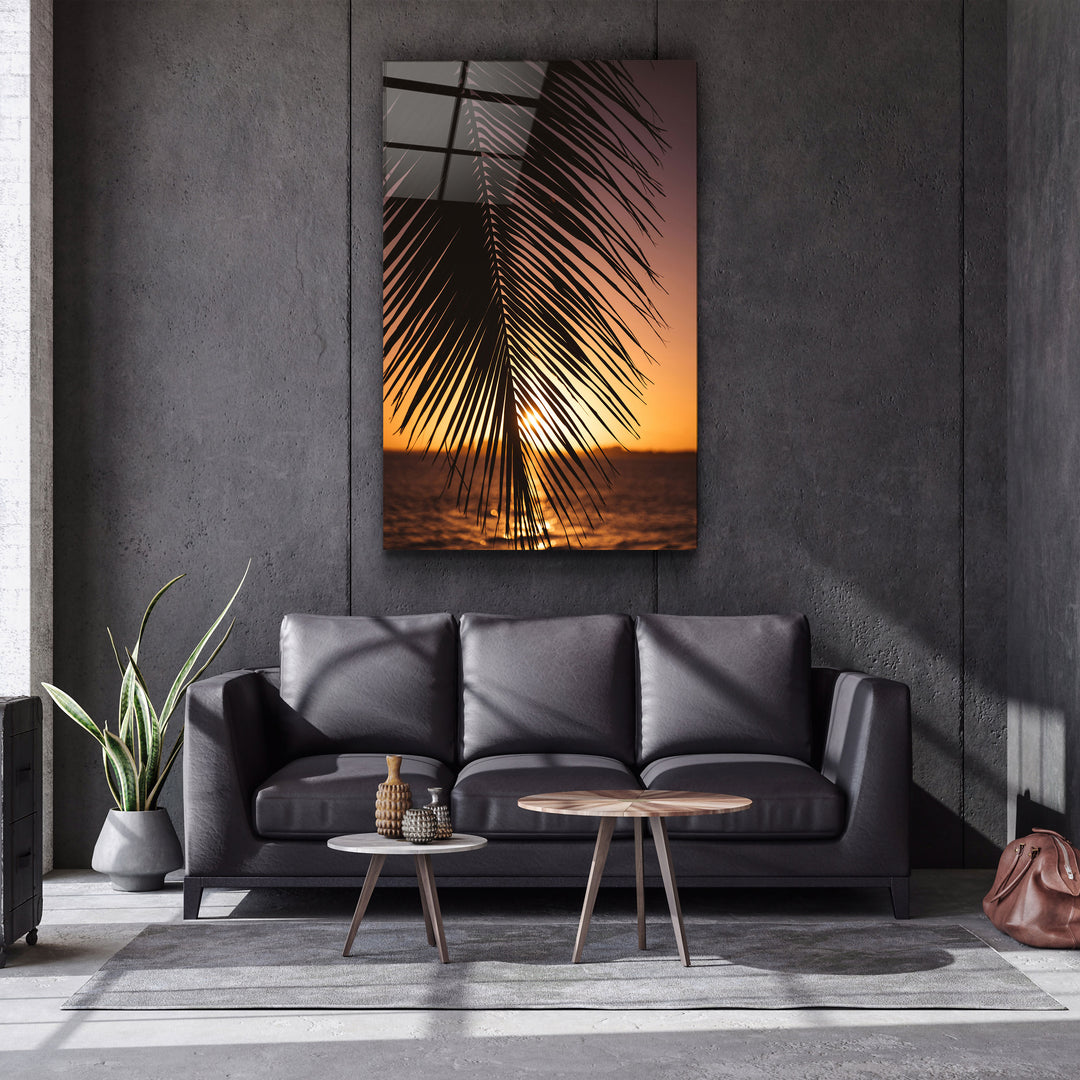 ・"Key Biscayne Sunset, USA"・Glass Wall Art