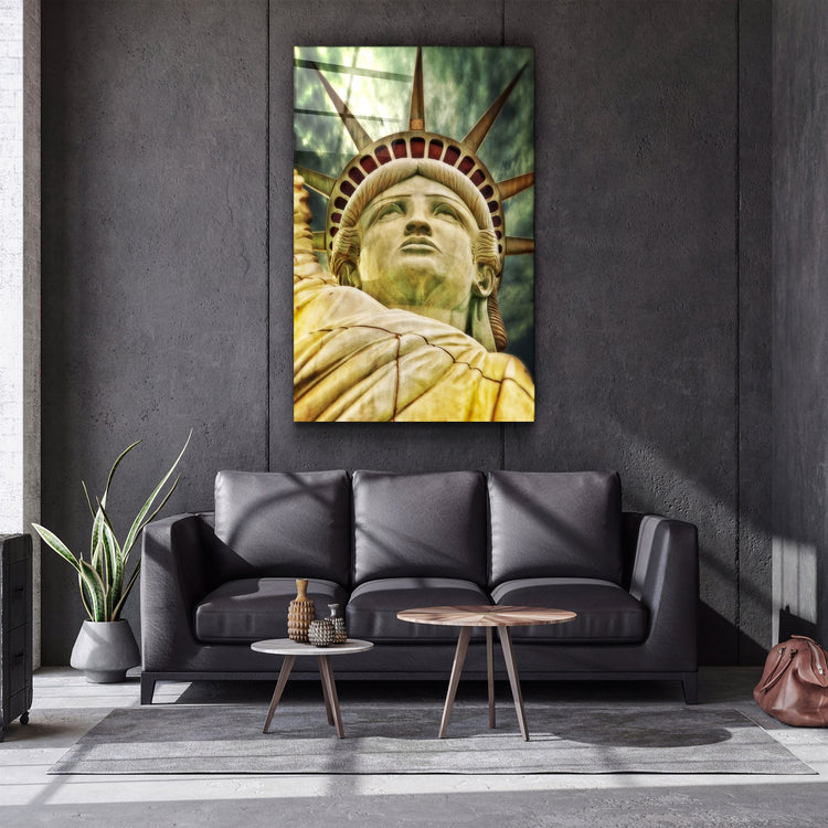 ・"Statue of Liberty"・Glass Wall Art | Artdesigna Glass Printing Wall Arts.