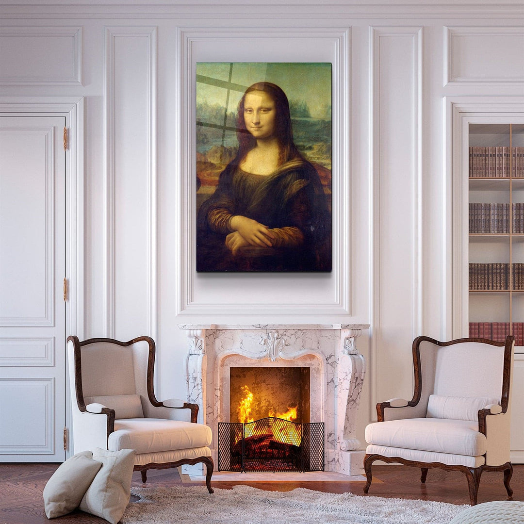 ・"Mona Lisa"・Glass Wall Art | Artdesigna Glass Printing Wall Arts.