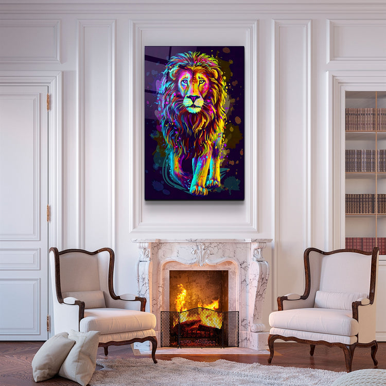 ・"The King"・Glass Wall Art | Artdesigna Glass Printing Wall Arts.