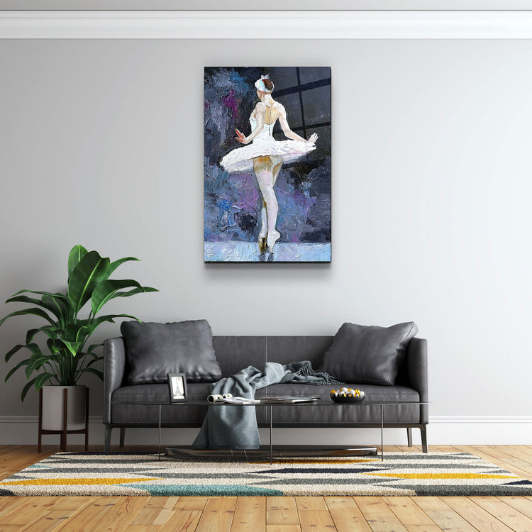 ・"Ballerina"・Glass Wall Art | Artdesigna Glass Printing Wall Arts.