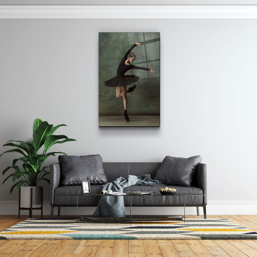 ・"Ballerina V2"・Glass Wall Art | Artdesigna Glass Printing Wall Arts.