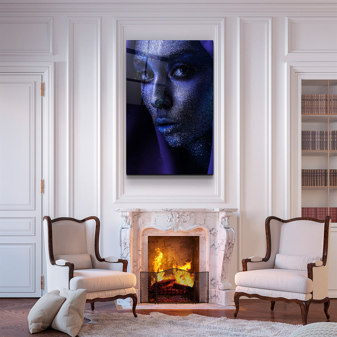 ・"Silvery Glance"・Glass Wall Art | Artdesigna Glass Printing Wall Arts.