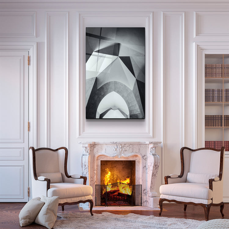 ・"Geometric Shapes"・Glass Wall Art | Artdesigna Glass Printing Wall Arts.