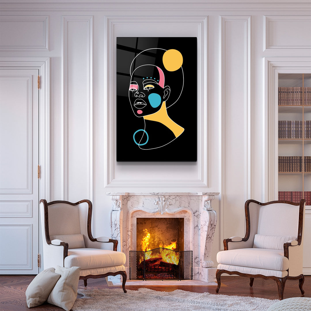 ・"Modern Line Abstract V12"・Glass Wall Art | Artdesigna Glass Printing Wall Arts.