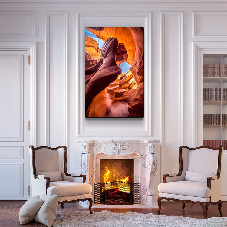 ・"Magical Canyon"・Glass Wall Art | Artdesigna Glass Printing Wall Arts.