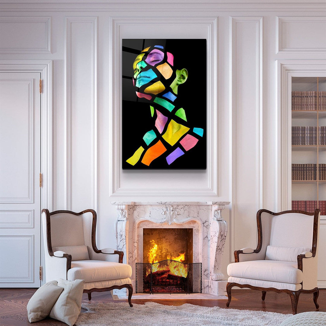 ・"ColourFace"・Glass Wall Art | Artdesigna Glass Printing Wall Arts.