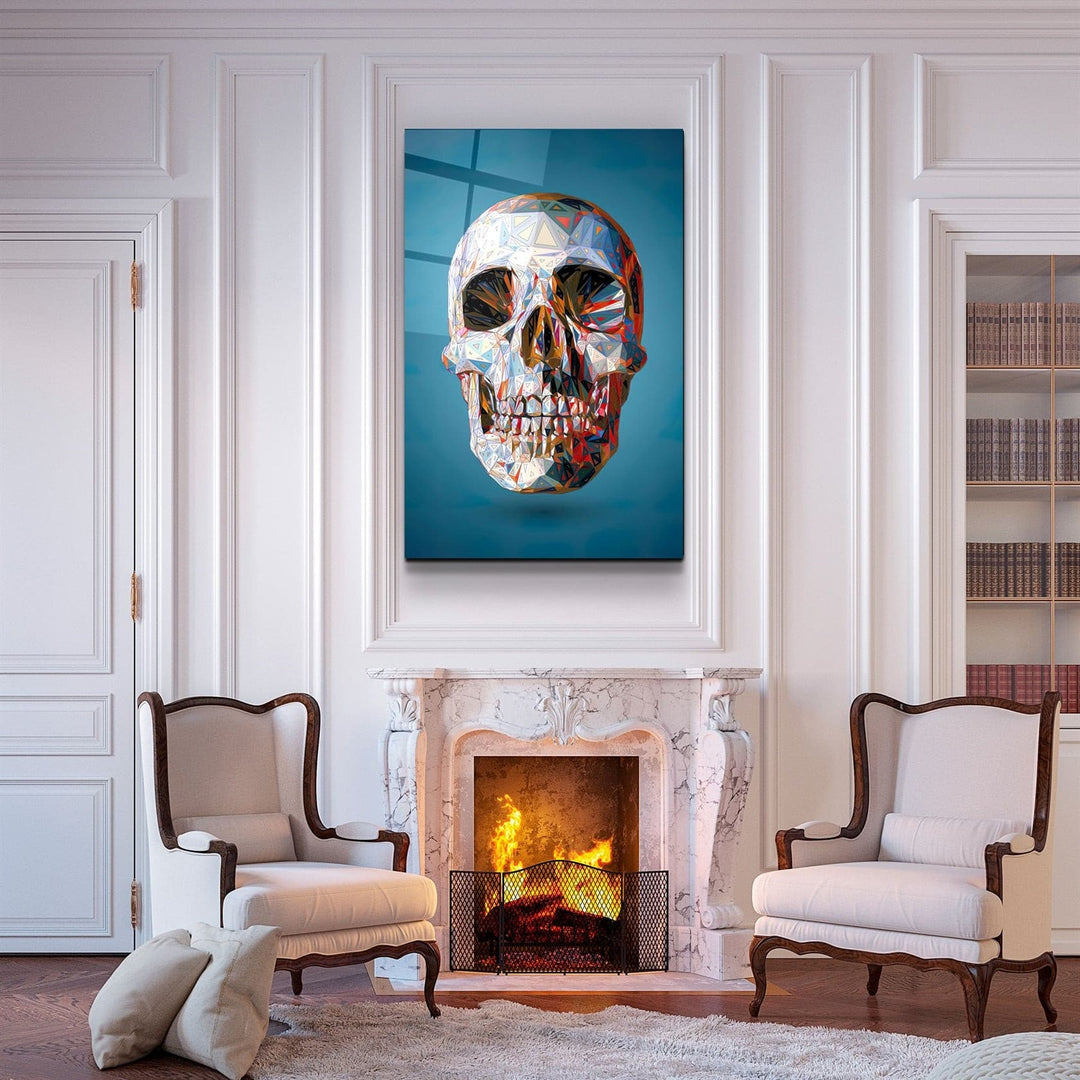 ・"Skullart"・Glass Wall Art | Artdesigna Glass Printing Wall Arts.