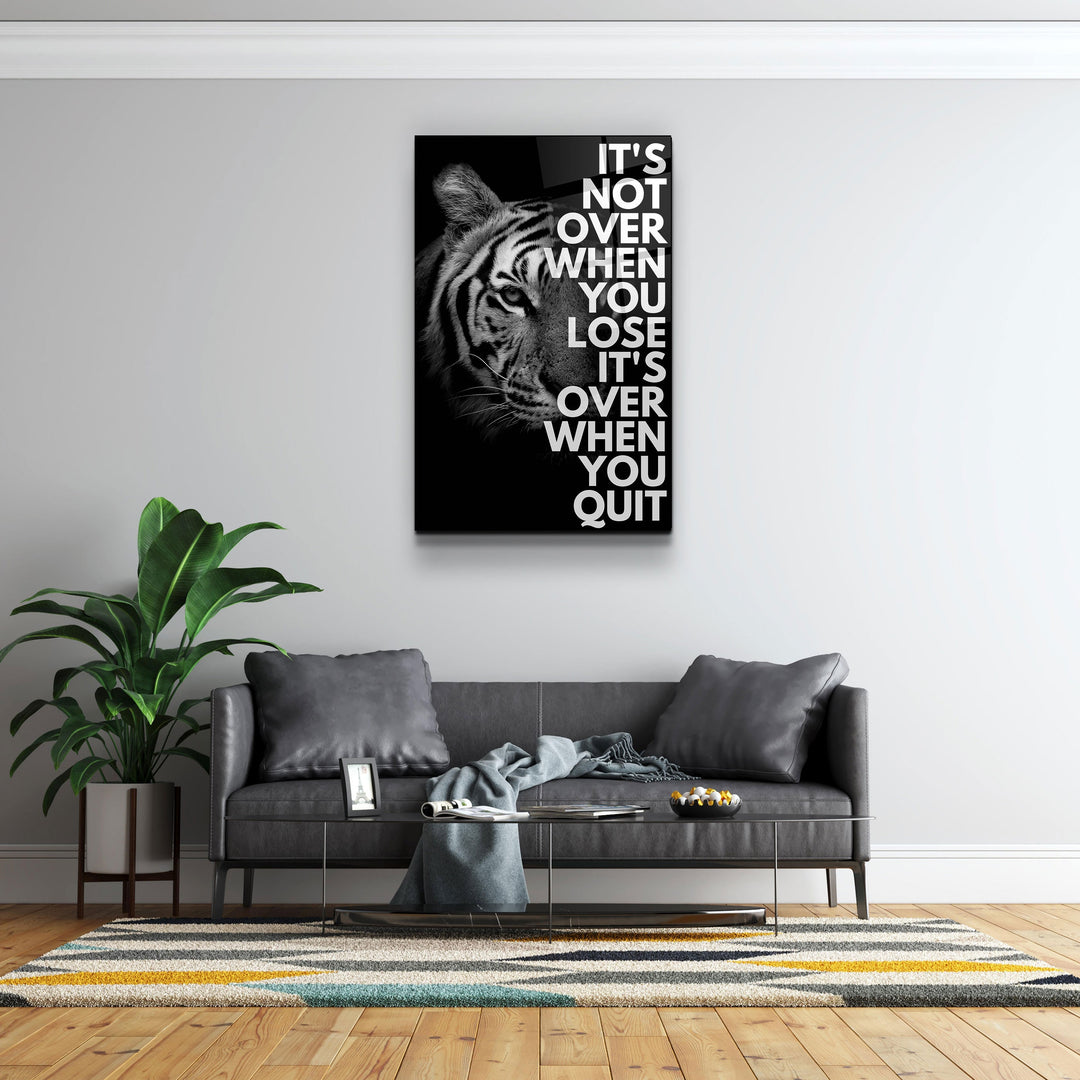 It is Not Over | Designers Collection Glass Wall Art