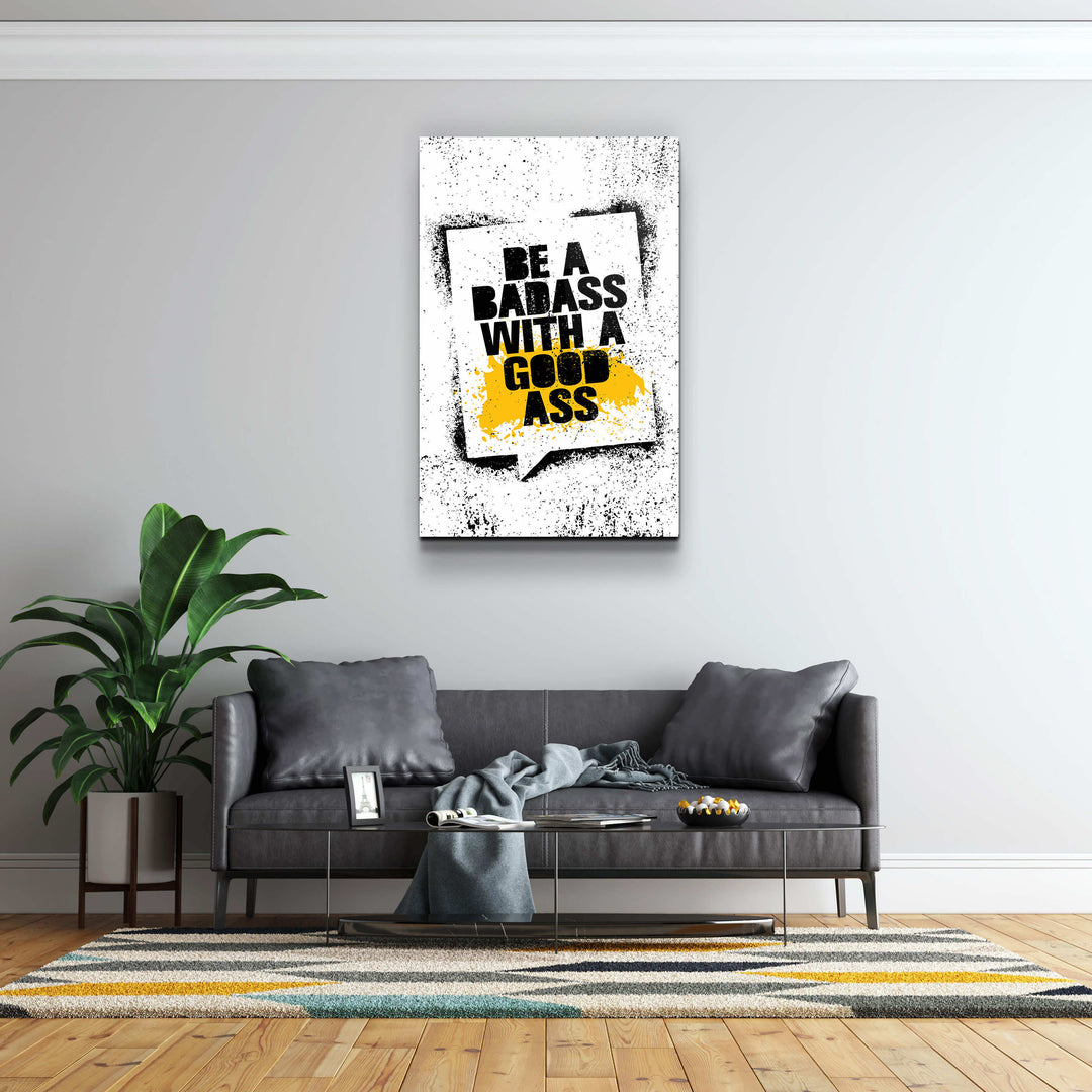 ・"Be a"・Motivational Glass Wall Art