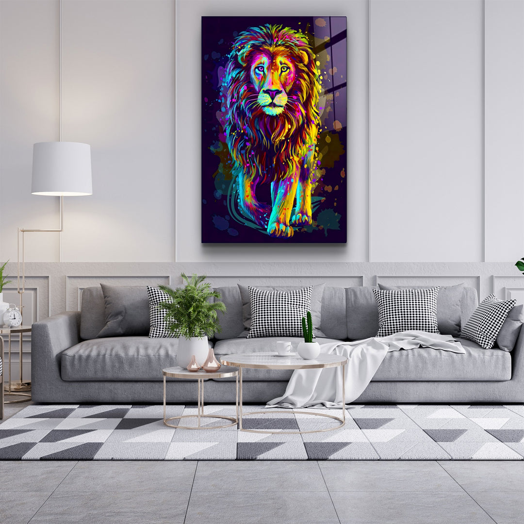 ・"The King"・Glass Wall Art | Artdesigna Glass Printing Wall Arts.