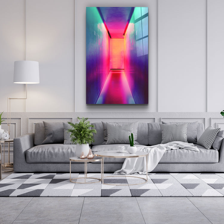 ・"Road to Happiness"・Glass Wall Art | Artdesigna Glass Printing Wall Arts.