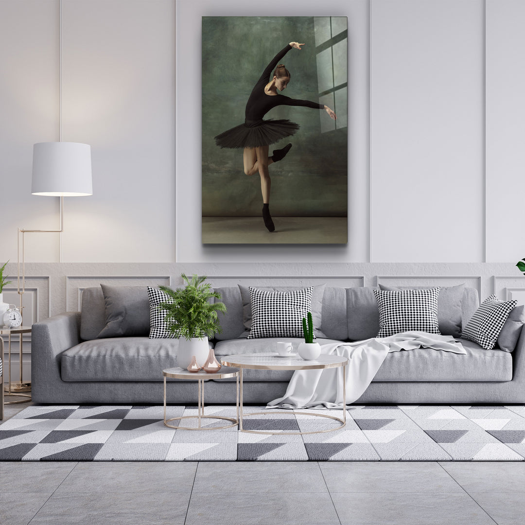 ・"Ballerina V2"・Glass Wall Art | Artdesigna Glass Printing Wall Arts.