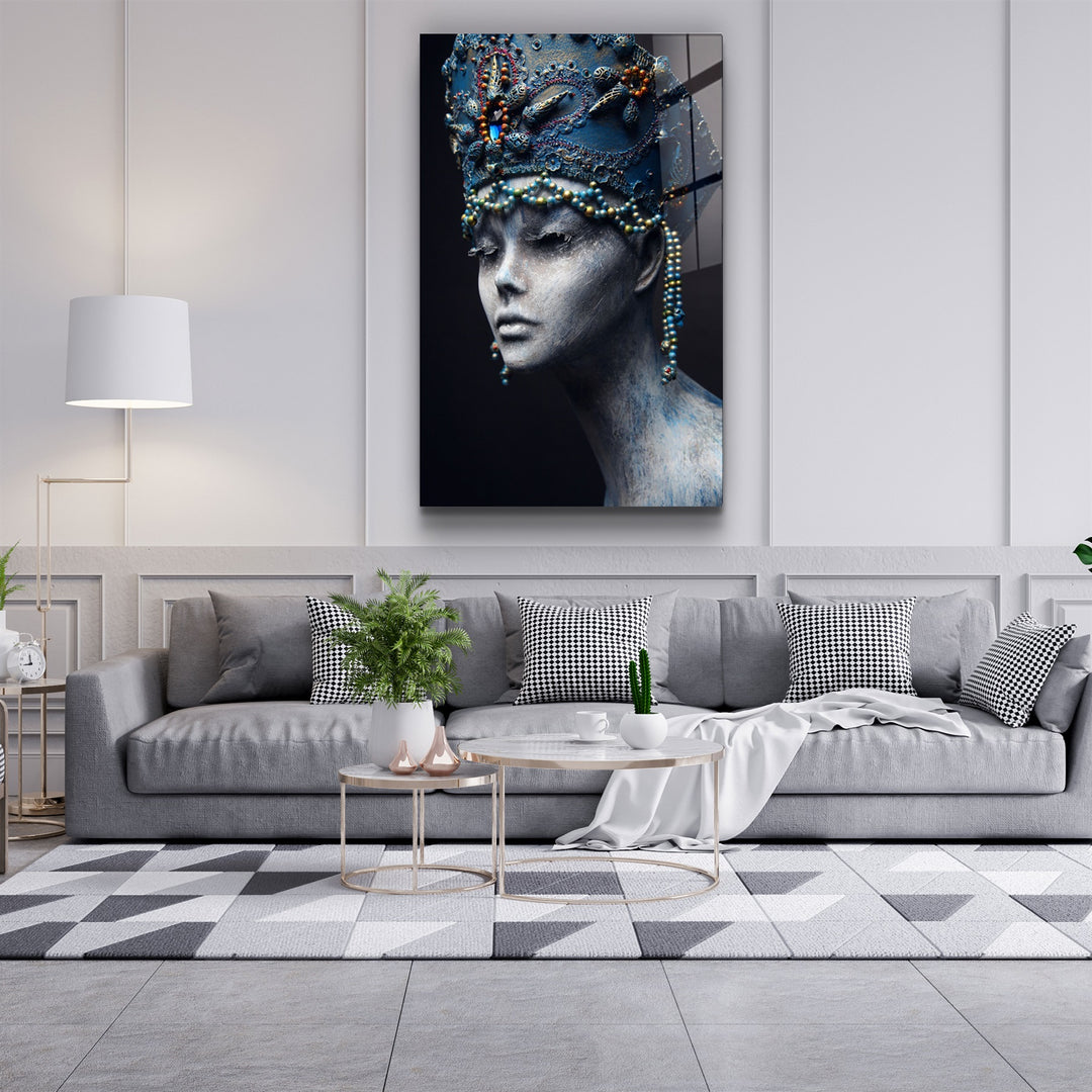 ・"Mummy Queen"・Glass Wall Art | Artdesigna Glass Printing Wall Arts.