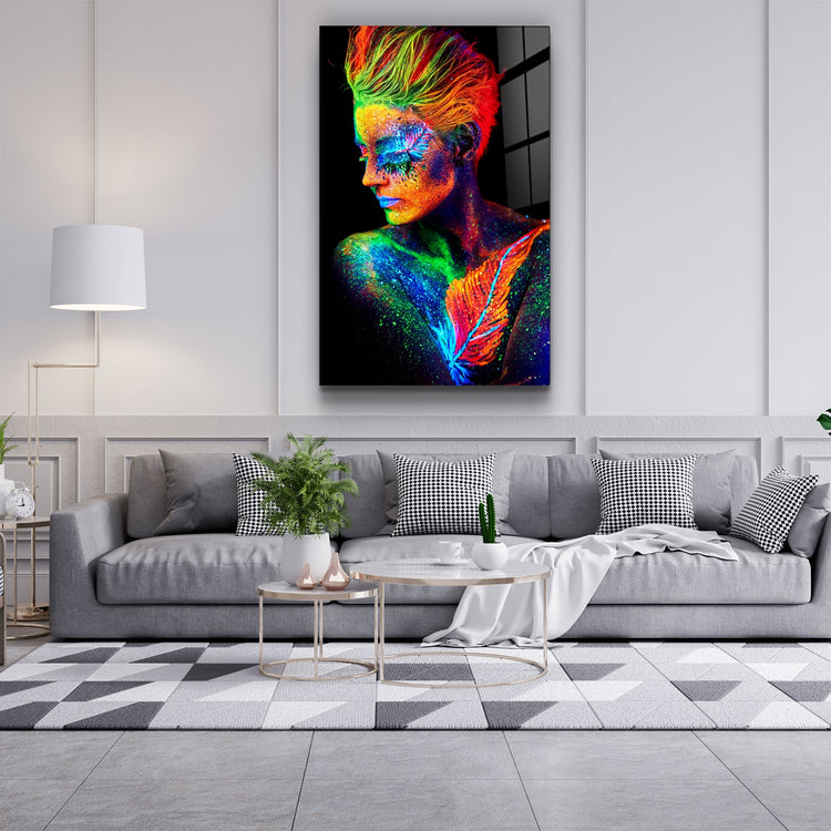 ・"Awakening"・Glass Wall Art | Artdesigna Glass Printing Wall Arts.