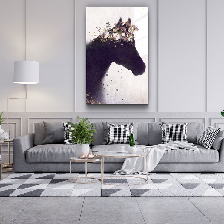 ・"Horse"・Glass Wall Art | Artdesigna Glass Printing Wall Arts.