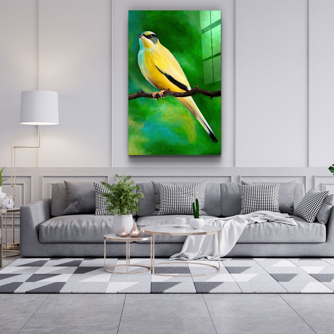 ・"Canary"・Glass Wall Art | Artdesigna Glass Printing Wall Arts.