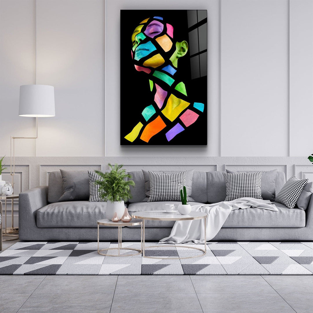 ・"ColourFace"・Glass Wall Art | Artdesigna Glass Printing Wall Arts.