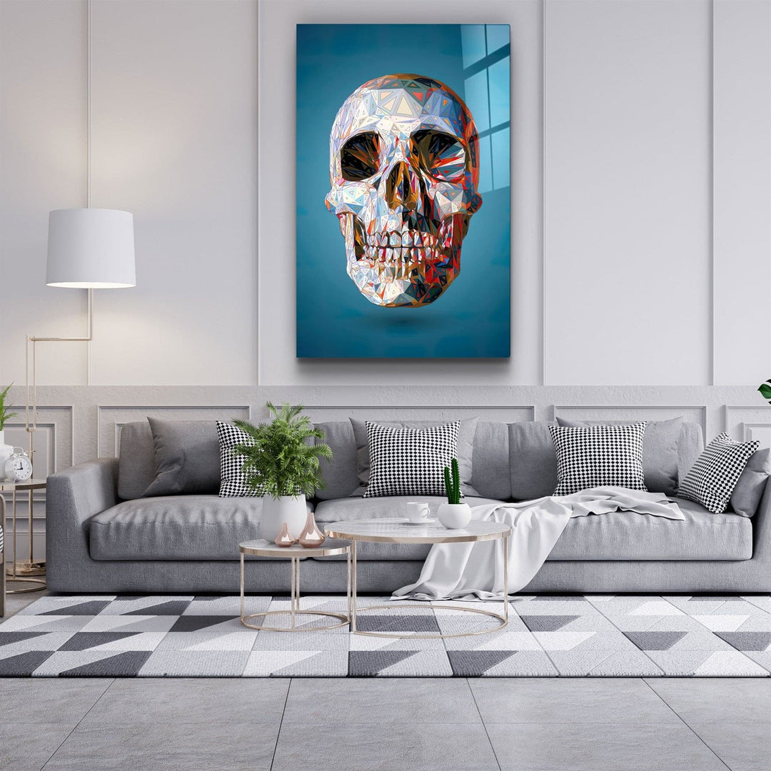 ・"Skullart"・Glass Wall Art | Artdesigna Glass Printing Wall Arts.