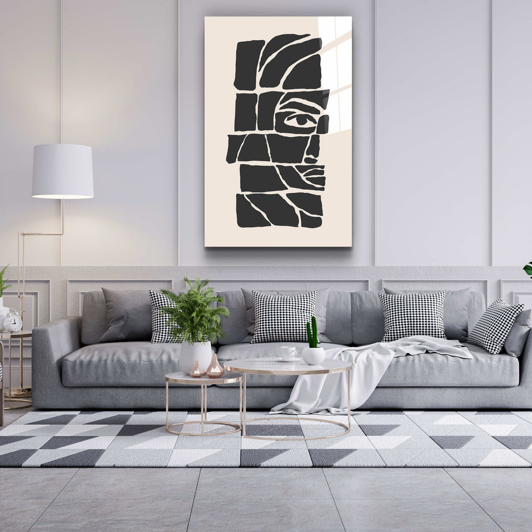 ・"Scandinavian V4"・Glass Wall Art