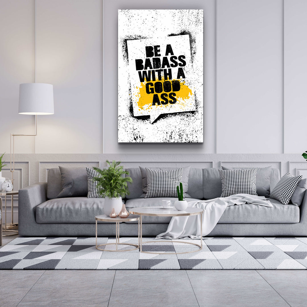 ・"Be a"・Motivational Glass Wall Art