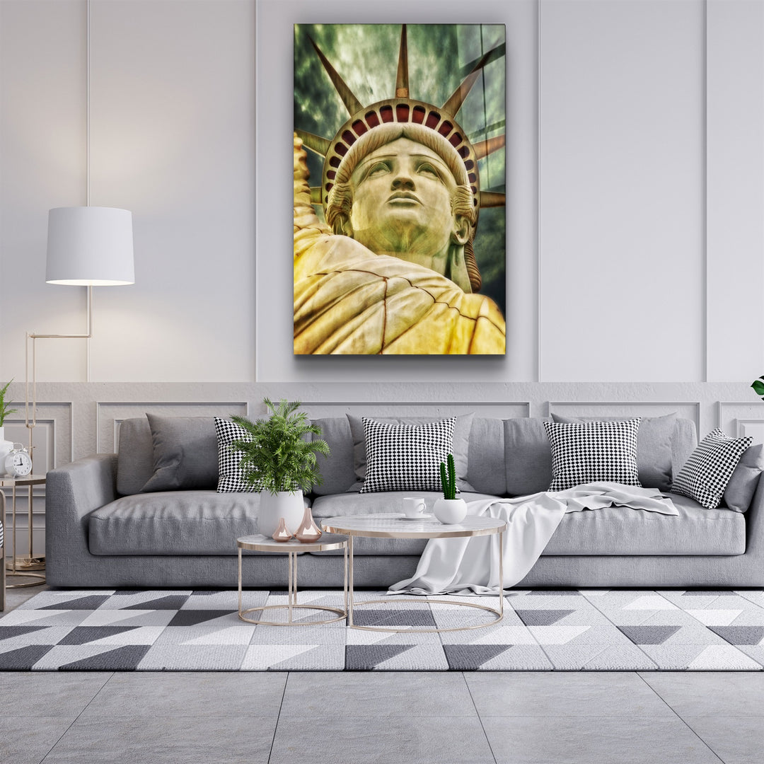 ・"Statue of Liberty"・Glass Wall Art | Artdesigna Glass Printing Wall Arts.