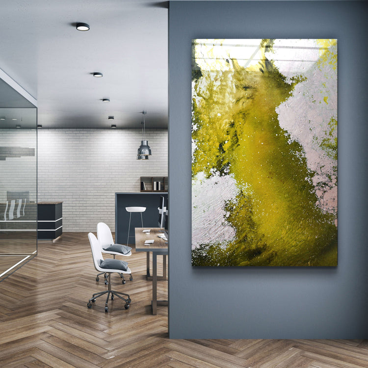 ・"Bird's Eye In Yellow"・Glass Wall Art | Artdesigna Glass Printing Wall Arts.