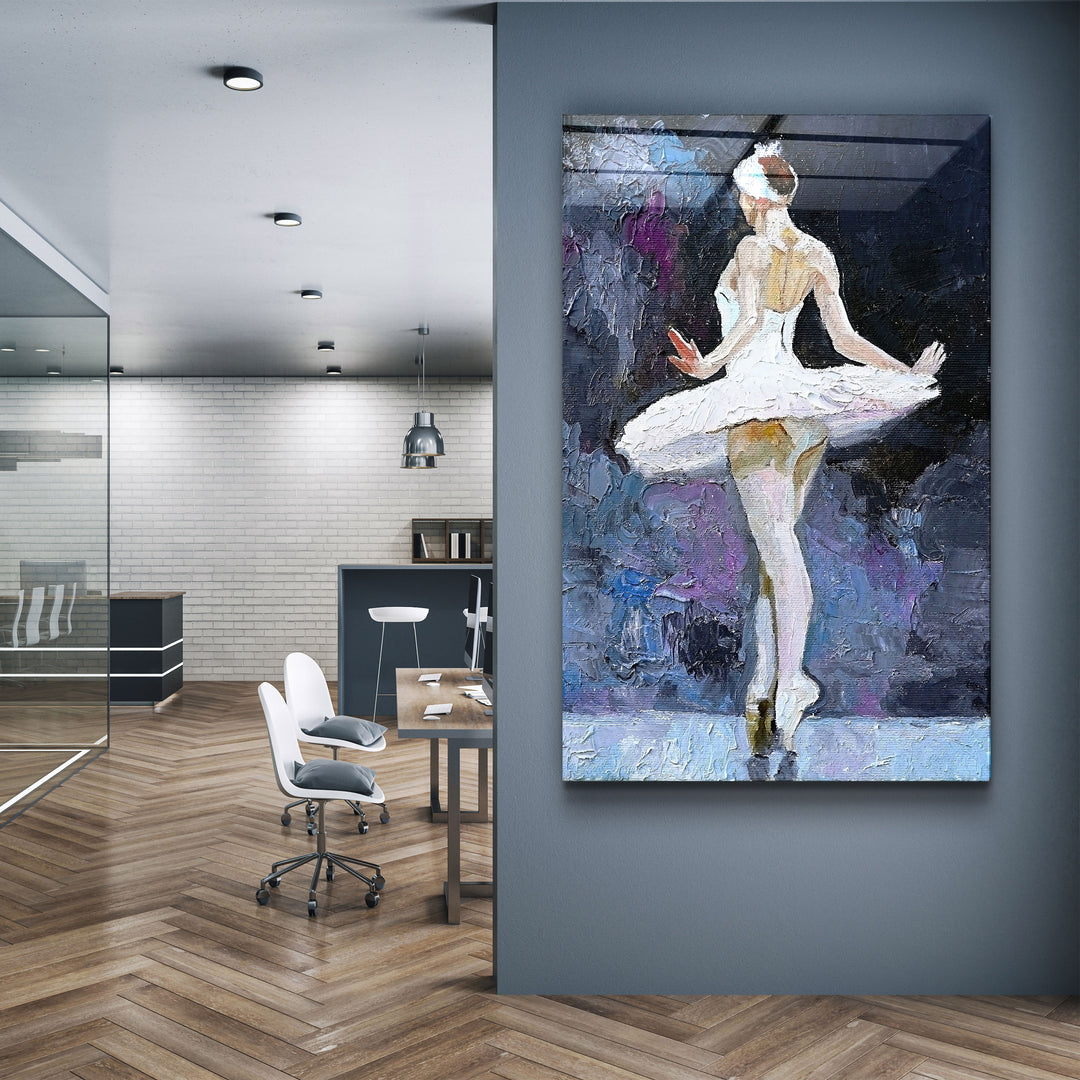 ・"Ballerina"・Glass Wall Art | Artdesigna Glass Printing Wall Arts.