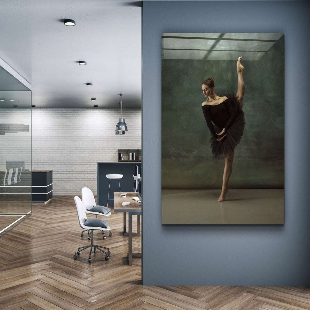 ・"Ballerina V1"・Glass Wall Art | Artdesigna Glass Printing Wall Arts.