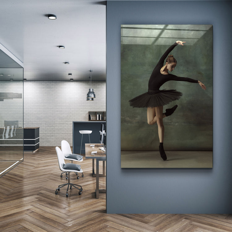 ・"Ballerina V2"・Glass Wall Art | Artdesigna Glass Printing Wall Arts.