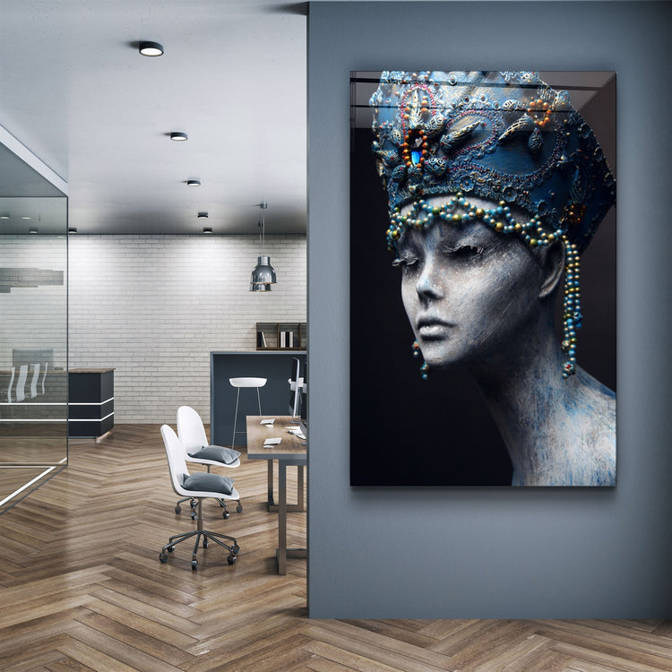 ・"Mummy Queen"・Glass Wall Art | Artdesigna Glass Printing Wall Arts.