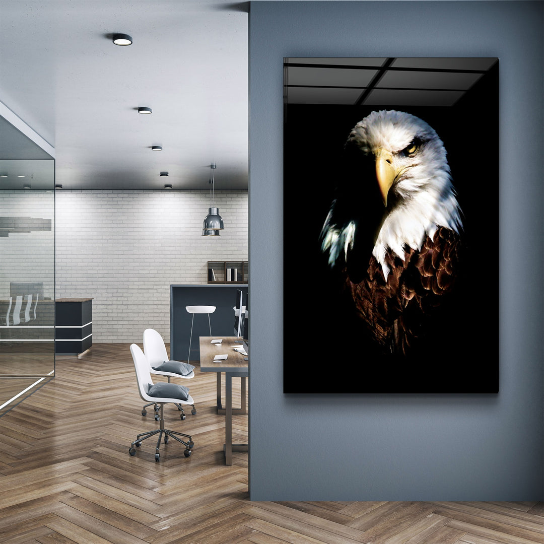 ・"Eagle"・Glass Wall Art | Artdesigna Glass Printing Wall Arts.