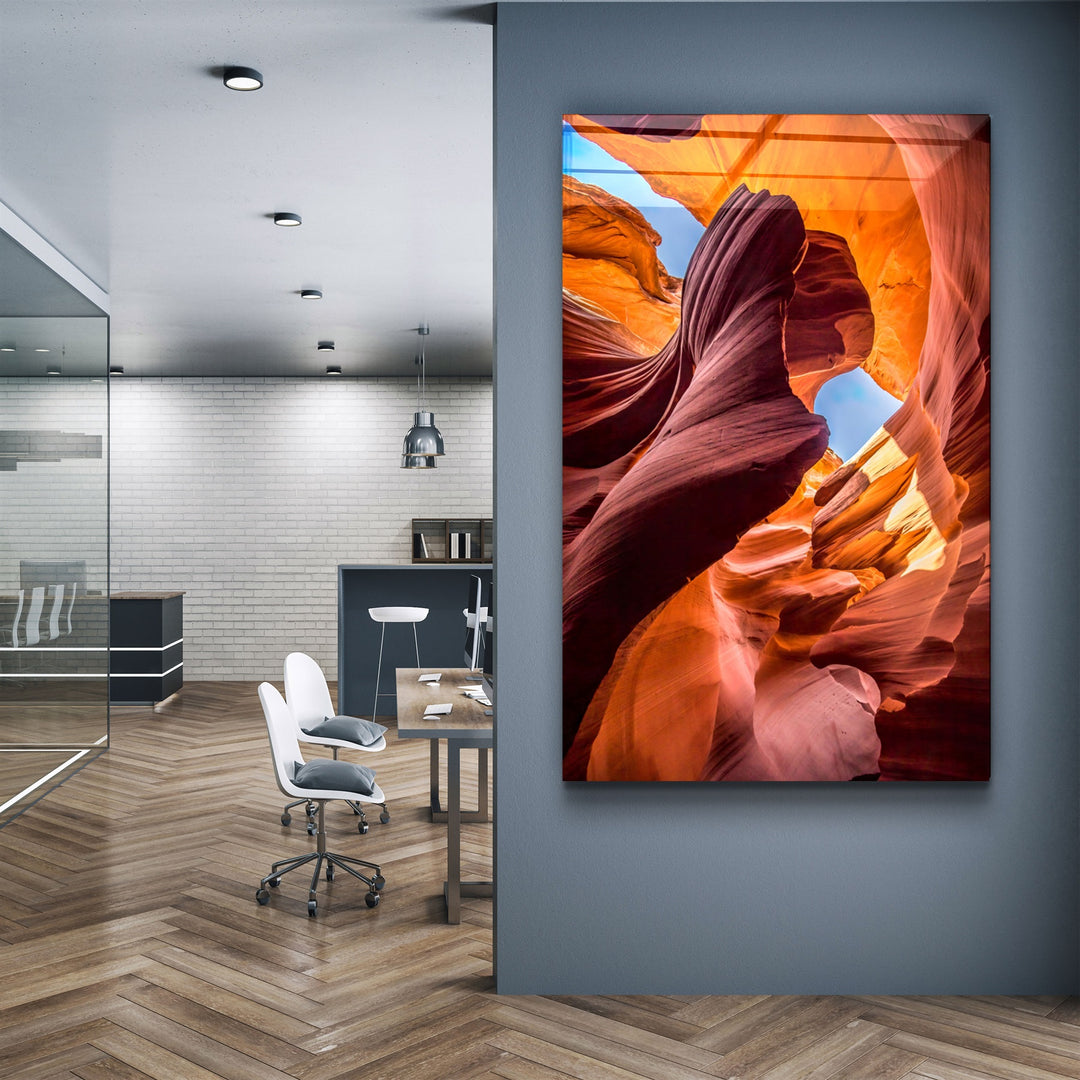 ・"Magical Canyon"・Glass Wall Art | Artdesigna Glass Printing Wall Arts.