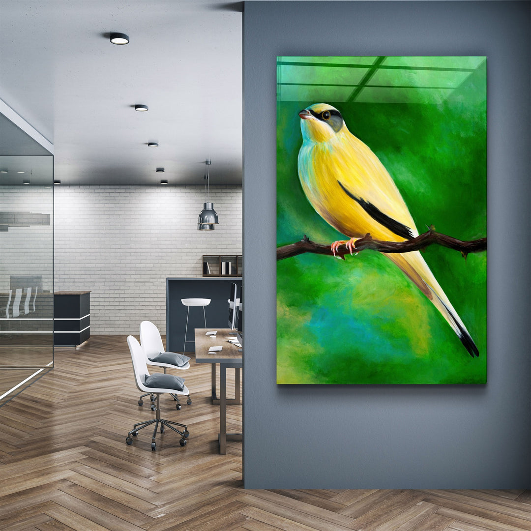 ・"Canary"・Glass Wall Art | Artdesigna Glass Printing Wall Arts.