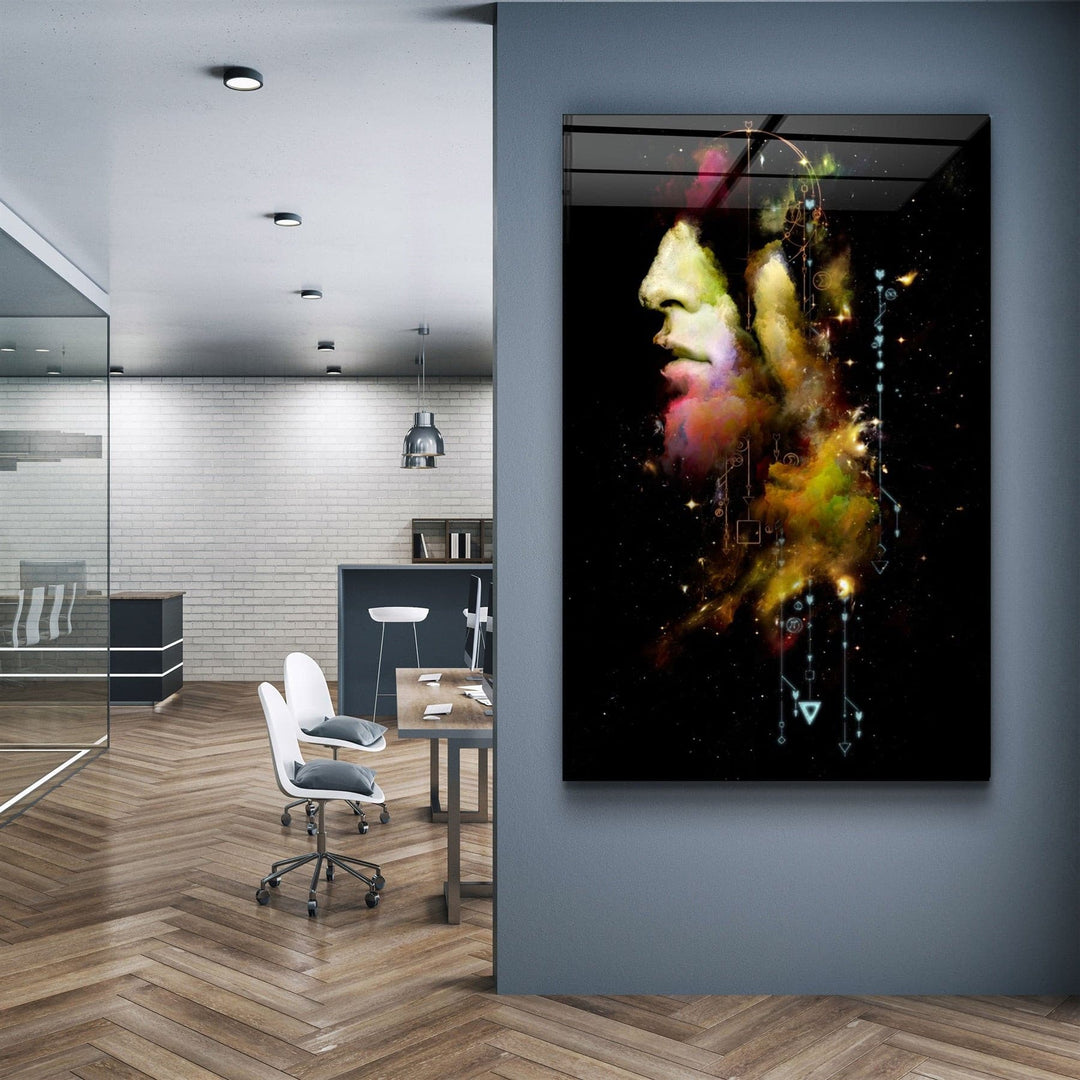 ・"Faces v2"・Glass Wall Art | Artdesigna Glass Printing Wall Arts.